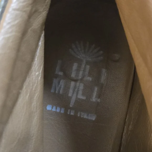 ✨️HOST PICK✨️ Lili Mill Made In Italy Olive Green Leather Lace-Up Ankle Booties - Picture 2 of 9